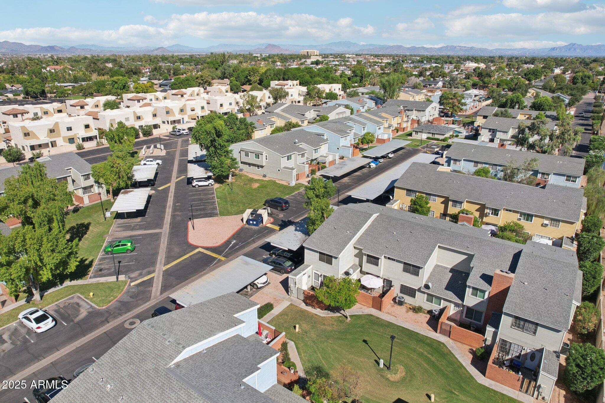 510 North Alma School Road, Unit 174 Mesa, AZ 85201 - Photo 36 of 38 an aerial view of a house with a ocean view