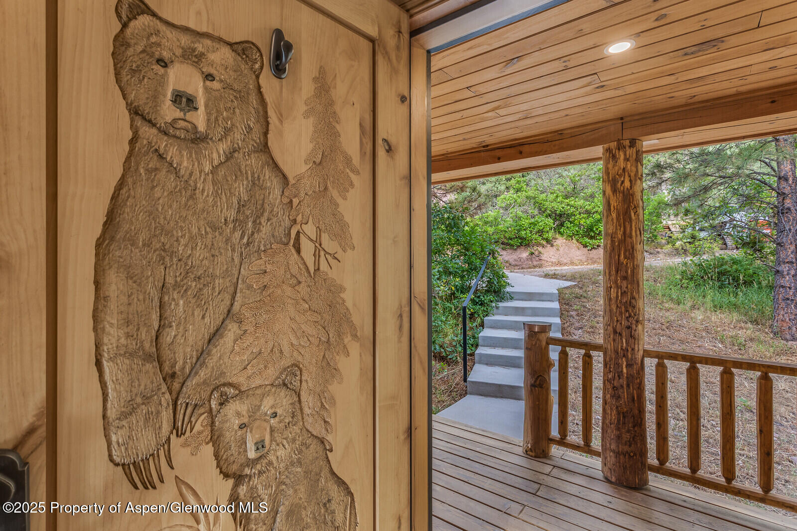 175 Bison Lane Redstone, CO 81623 - Photo 13 of 60 a view of a porch with wooden floor and outdoor space