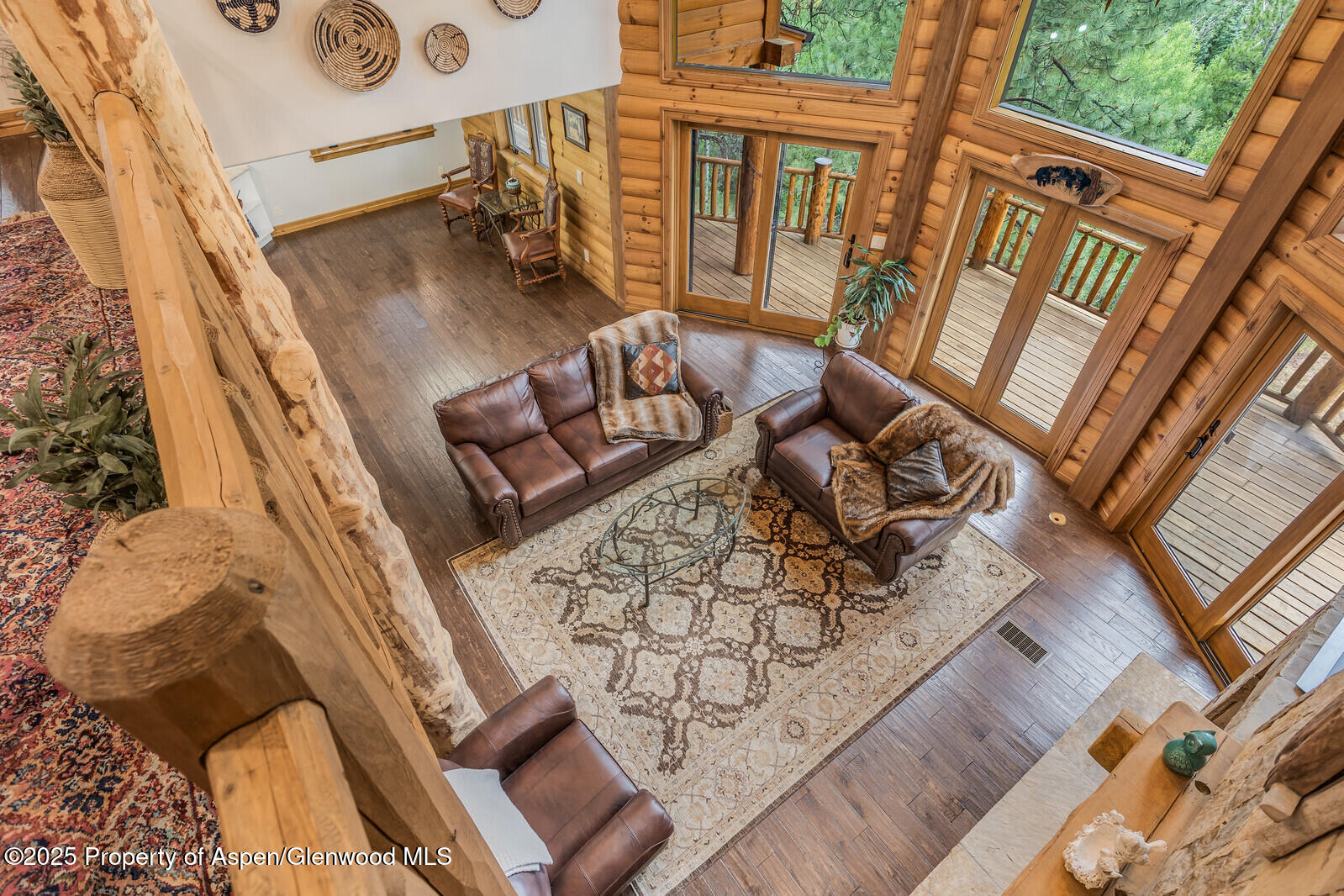 175 Bison Lane Redstone, CO 81623 - Photo 21 of 60 a view of an chairs and table in the balcony