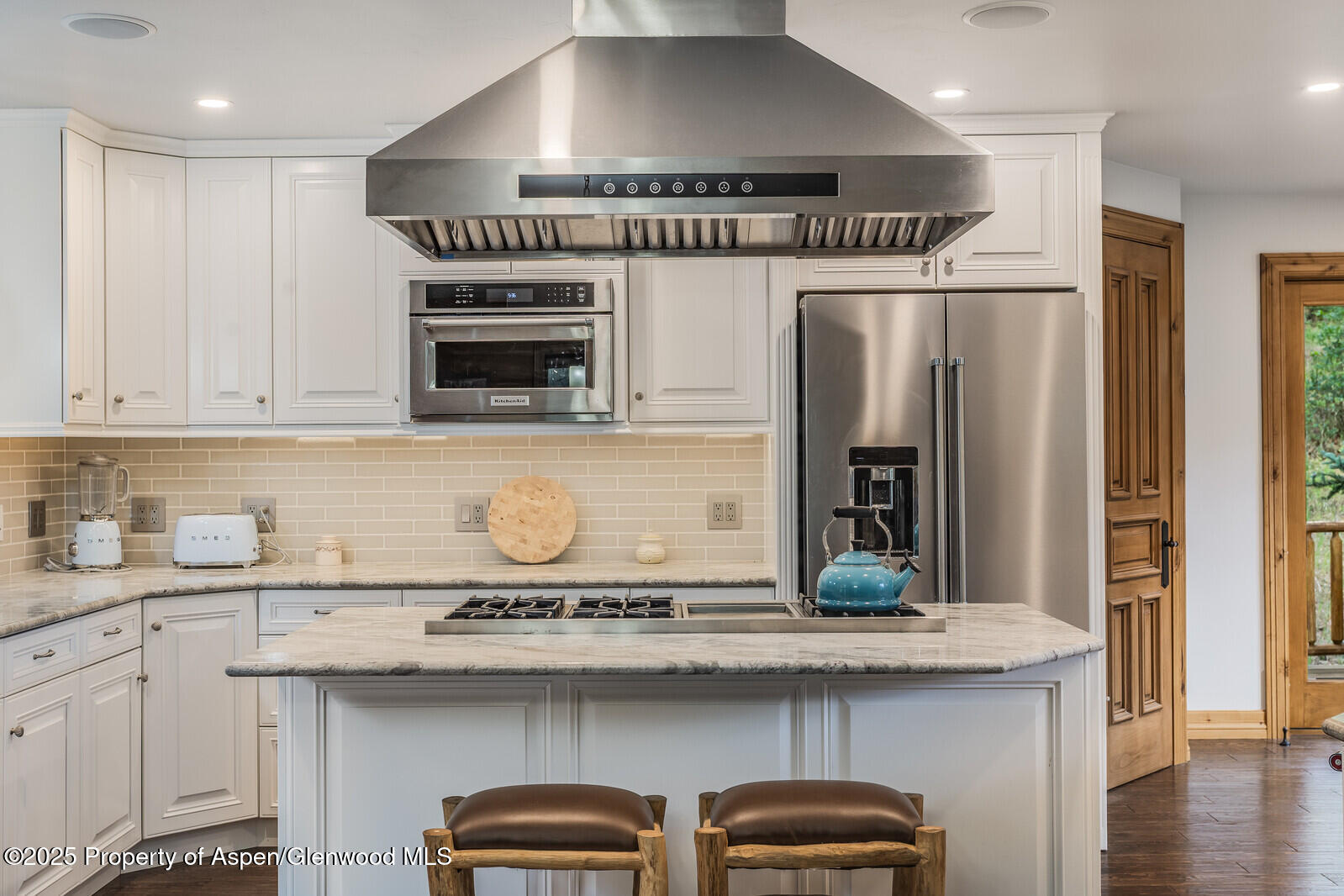 175 Bison Lane Redstone, CO 81623 - Photo 25 of 60 a kitchen with stainless steel appliances a sink and a refrigerator