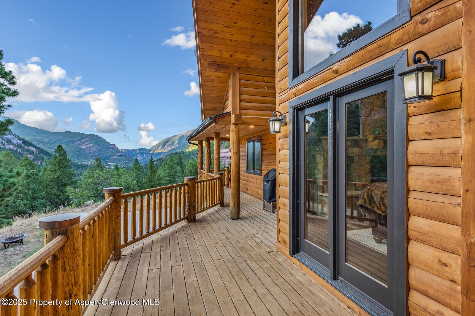 175 Bison Lane Redstone, CO 81623 - Photo 30 of 60 a view of a balcony with wooden floor