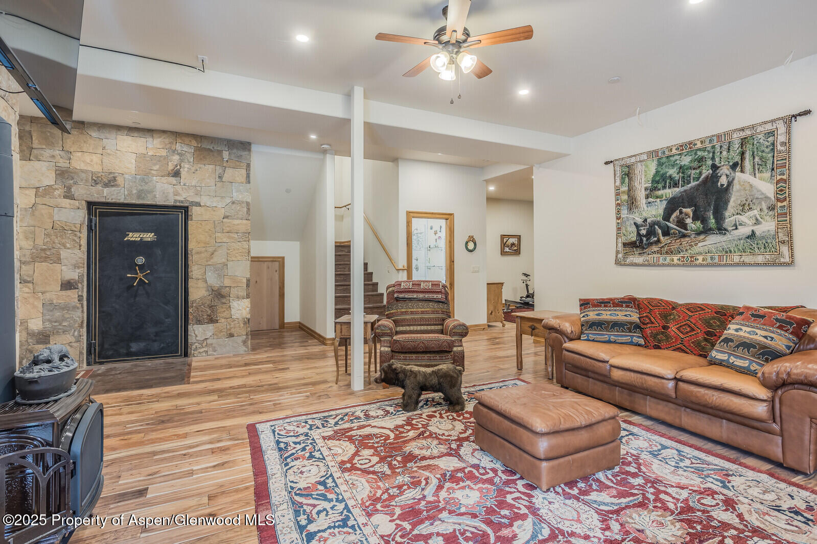 175 Bison Lane Redstone, CO 81623 - Photo 52 of 60 a living room with furniture and wooden floor
