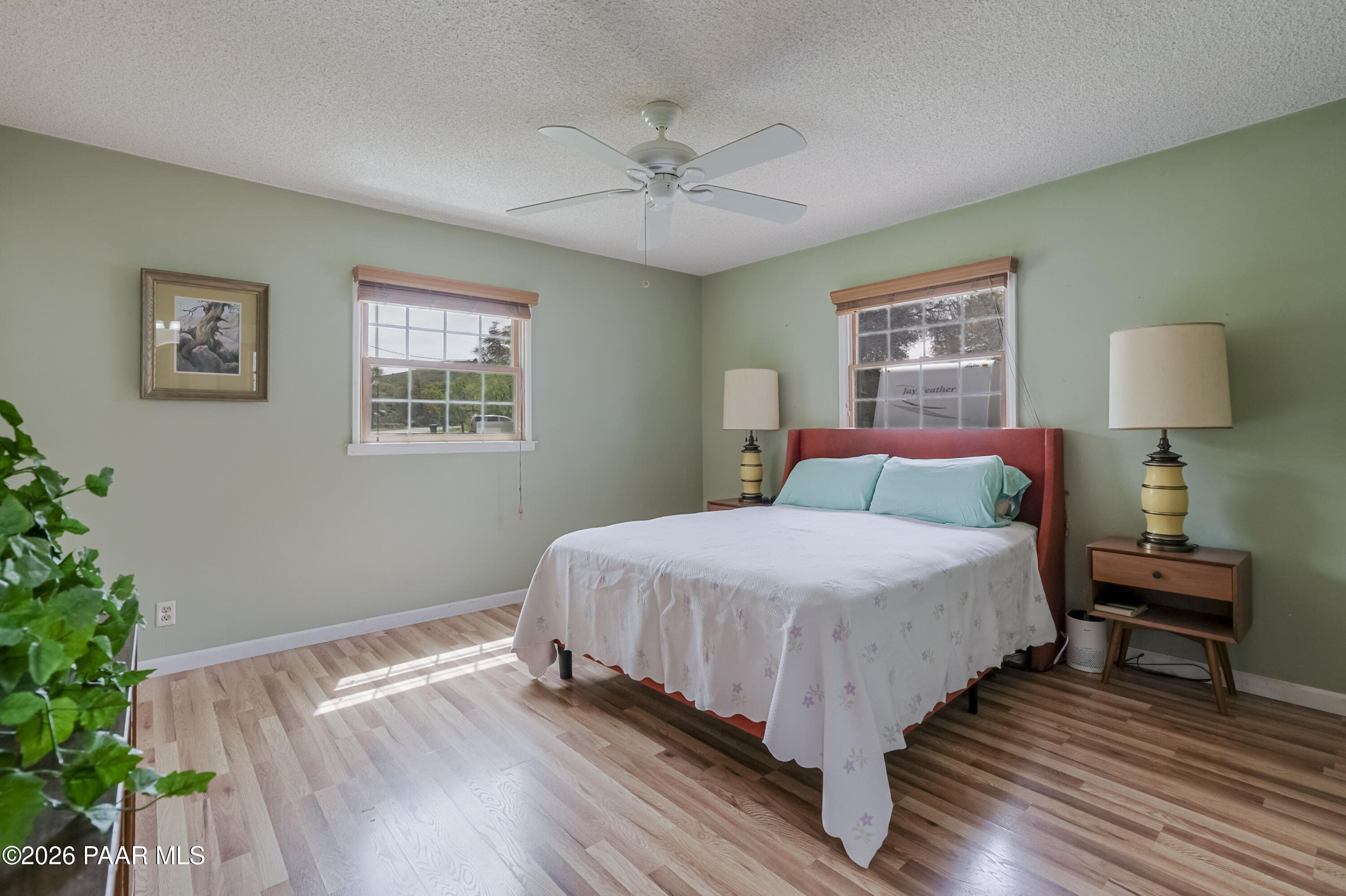 22584 Stone Way Yarnell, AZ 85362 - Photo 16 of 36 a bedroom with bed and a window