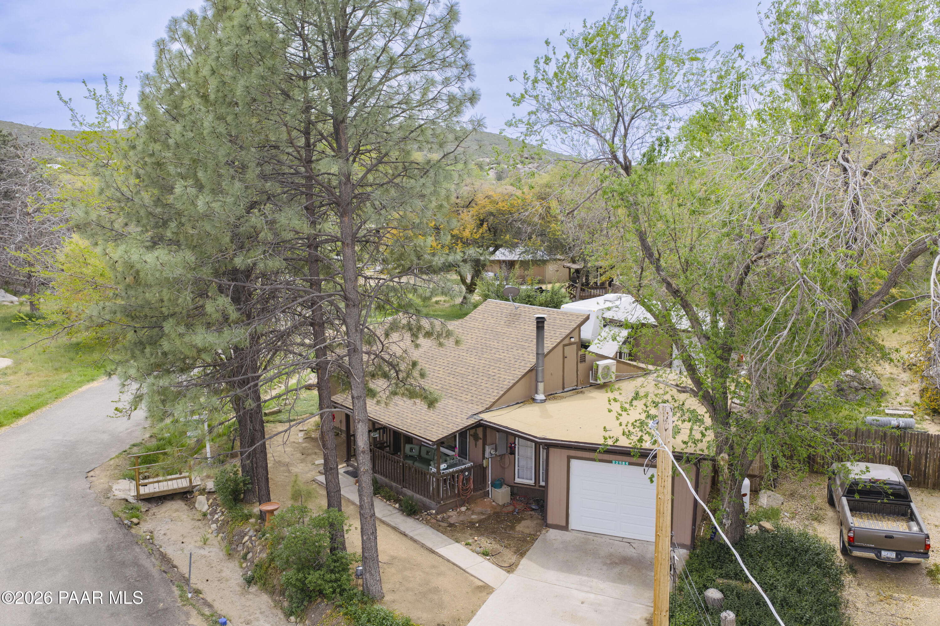 22584 Stone Way Yarnell, AZ 85362 - Photo 32 of 36 a view of a house with a yard