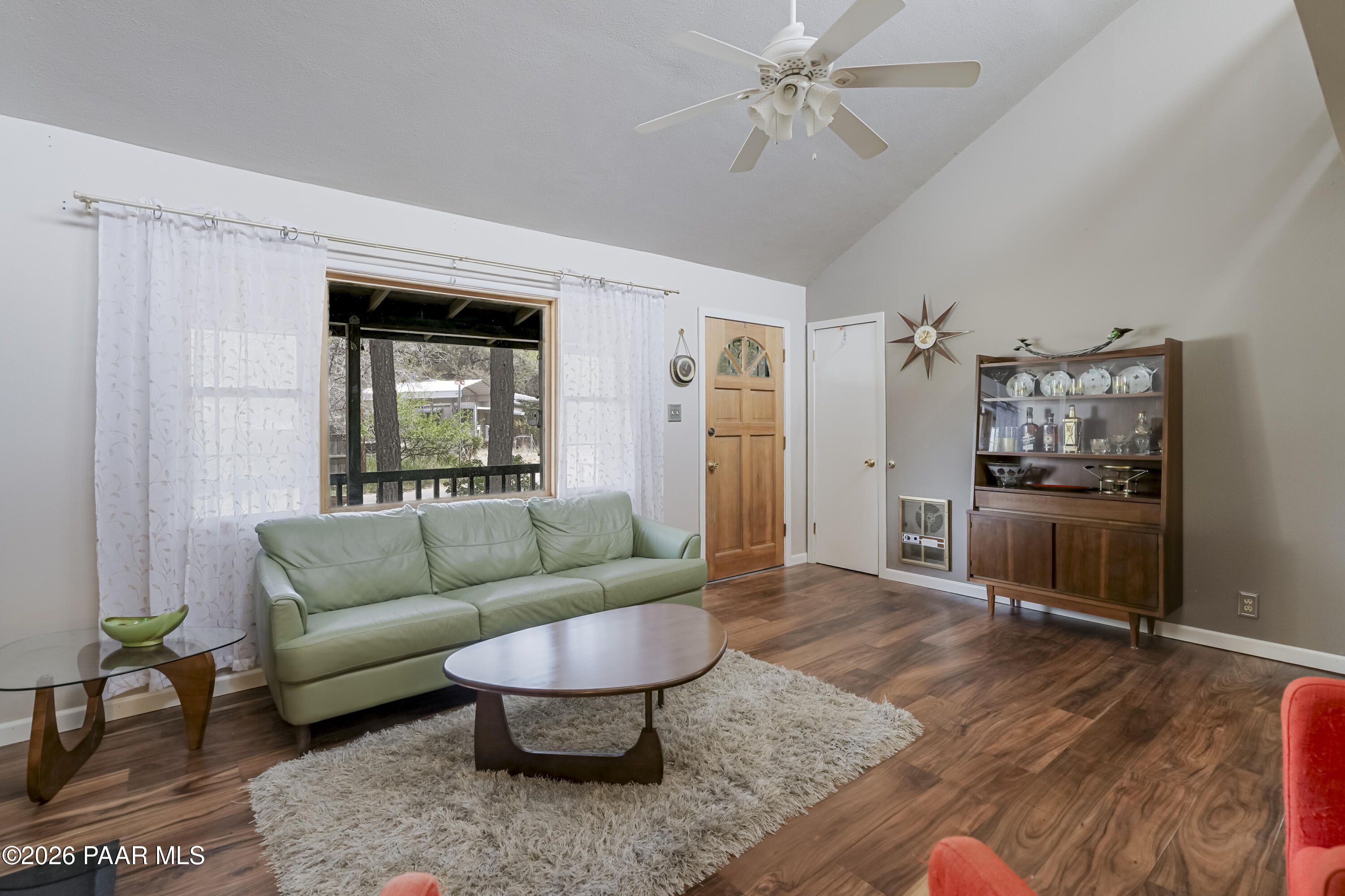 22584 Stone Way Yarnell, AZ 85362 - Photo 7 of 36 a living room with furniture and a wooden floor