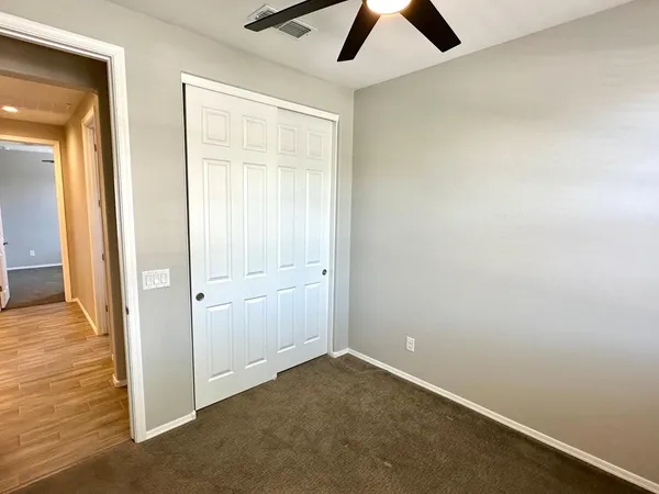 a view of a livingroom with a window