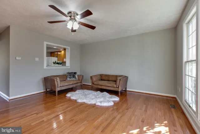 a room with furniture and a window