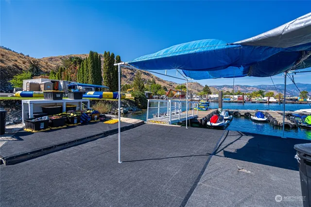 a view of a chairs with fire pit