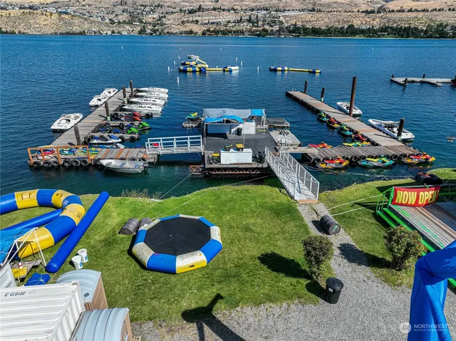 an aerial view of a gaming tables and chairs