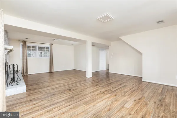wooden floor in an empty room
