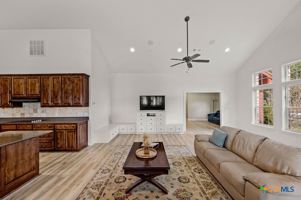 2795 Highway 290 Dripping Springs, TX 78620 - Photo 3 of 40 a living room with furniture and a wooden floor