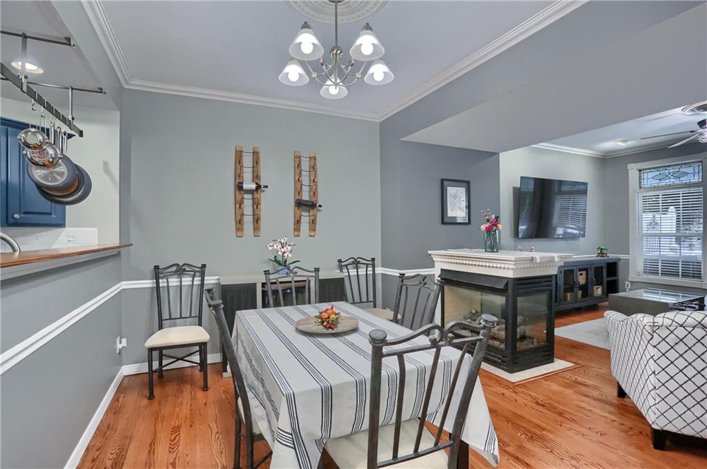 201 Beech Street Gibsonia, PA 15044 - Photo 11 of 49 a view of a dining room with furniture and wooden floor