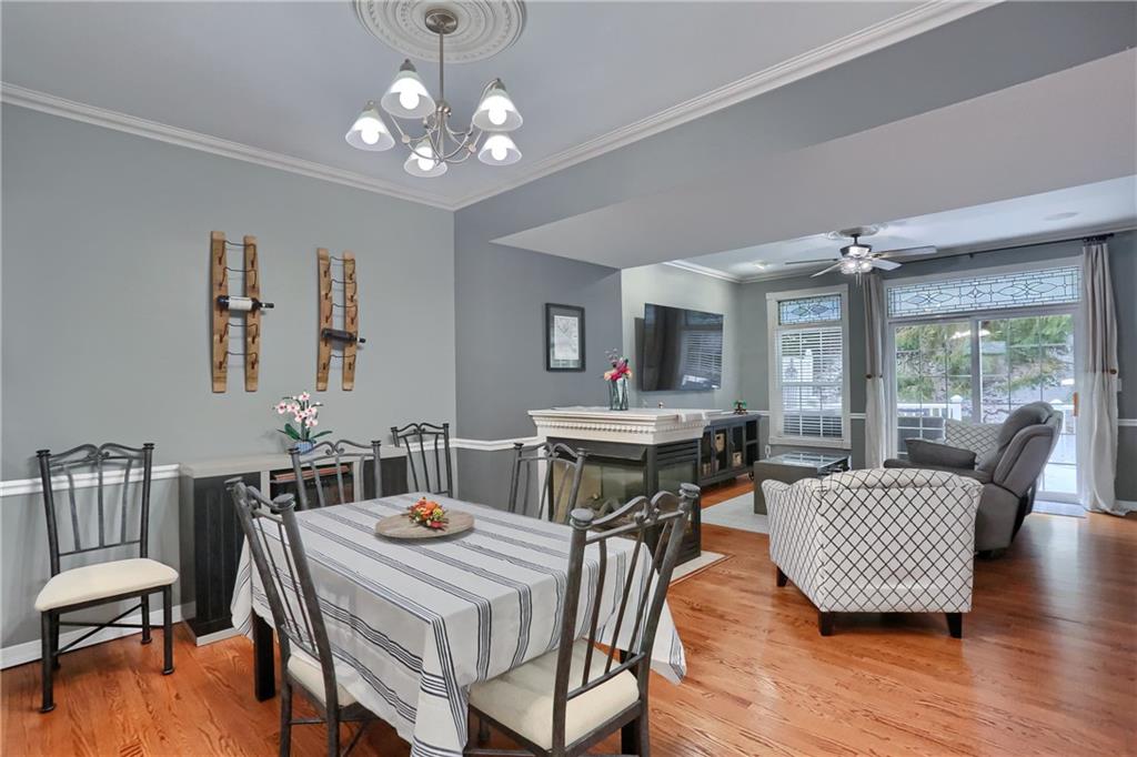 201 Beech Street Gibsonia, PA 15044 - Photo 13 of 49 a view of a dining room with furniture window and wooden floor