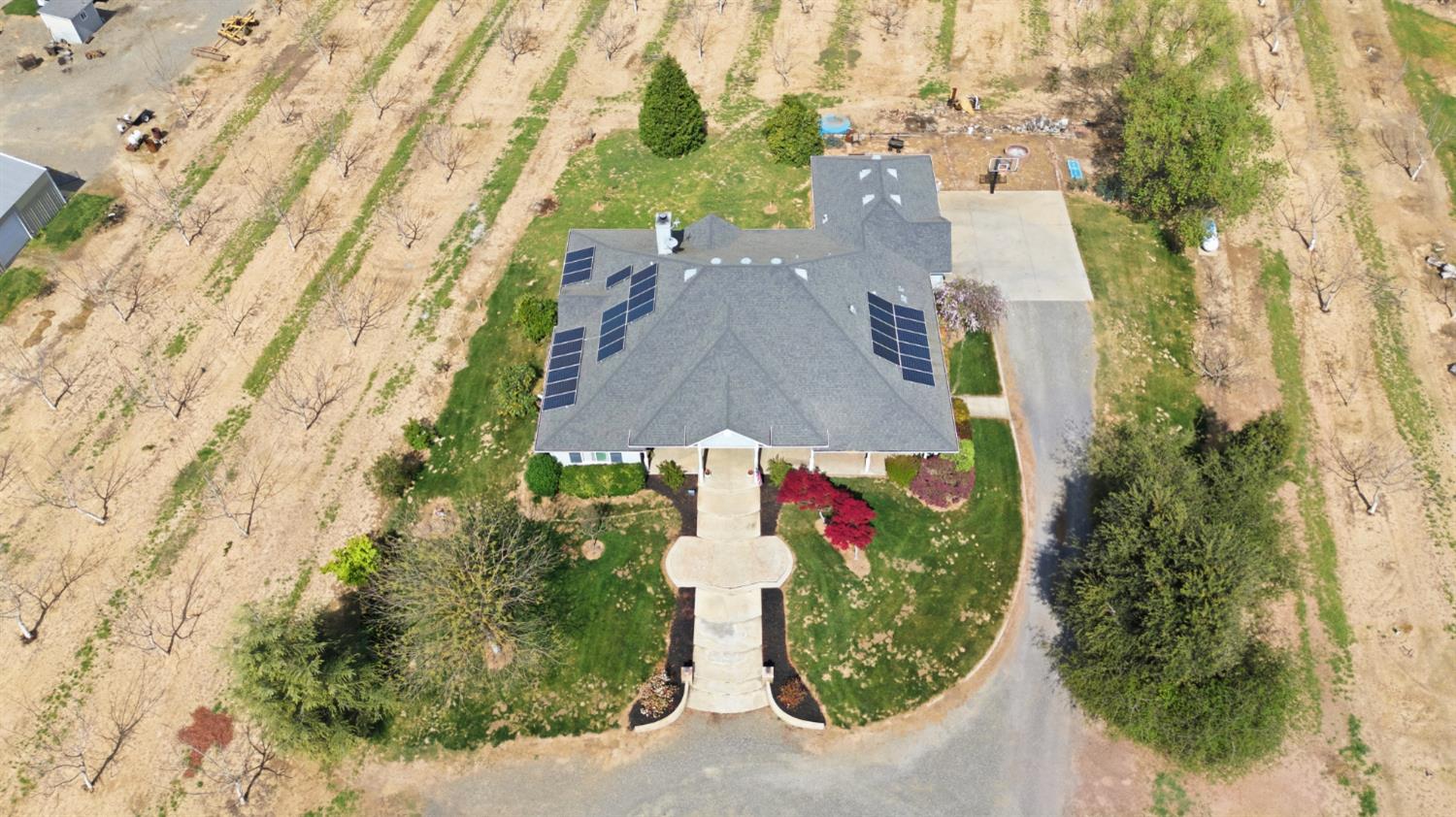 3302 Bear River Drive Rio Oso, CA 95674 - Photo 59 of 93 an aerial view of a house with a yard and greenery