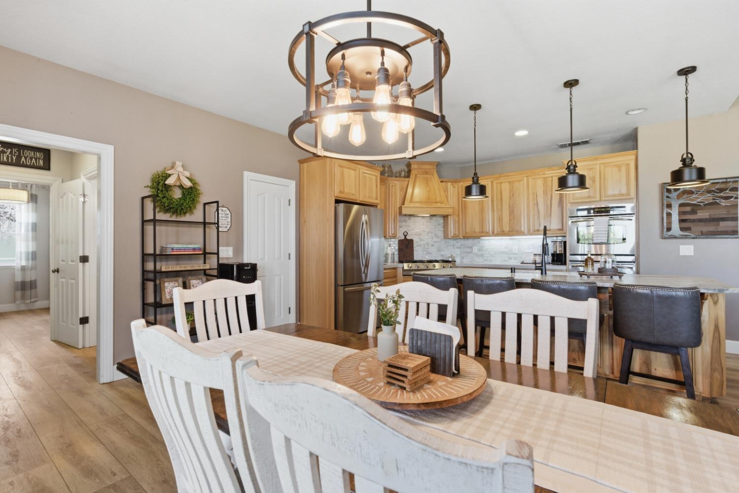 3302 Bear River Drive Rio Oso, CA 95674 - Photo 10 of 93 a large kitchen with a table and chairs