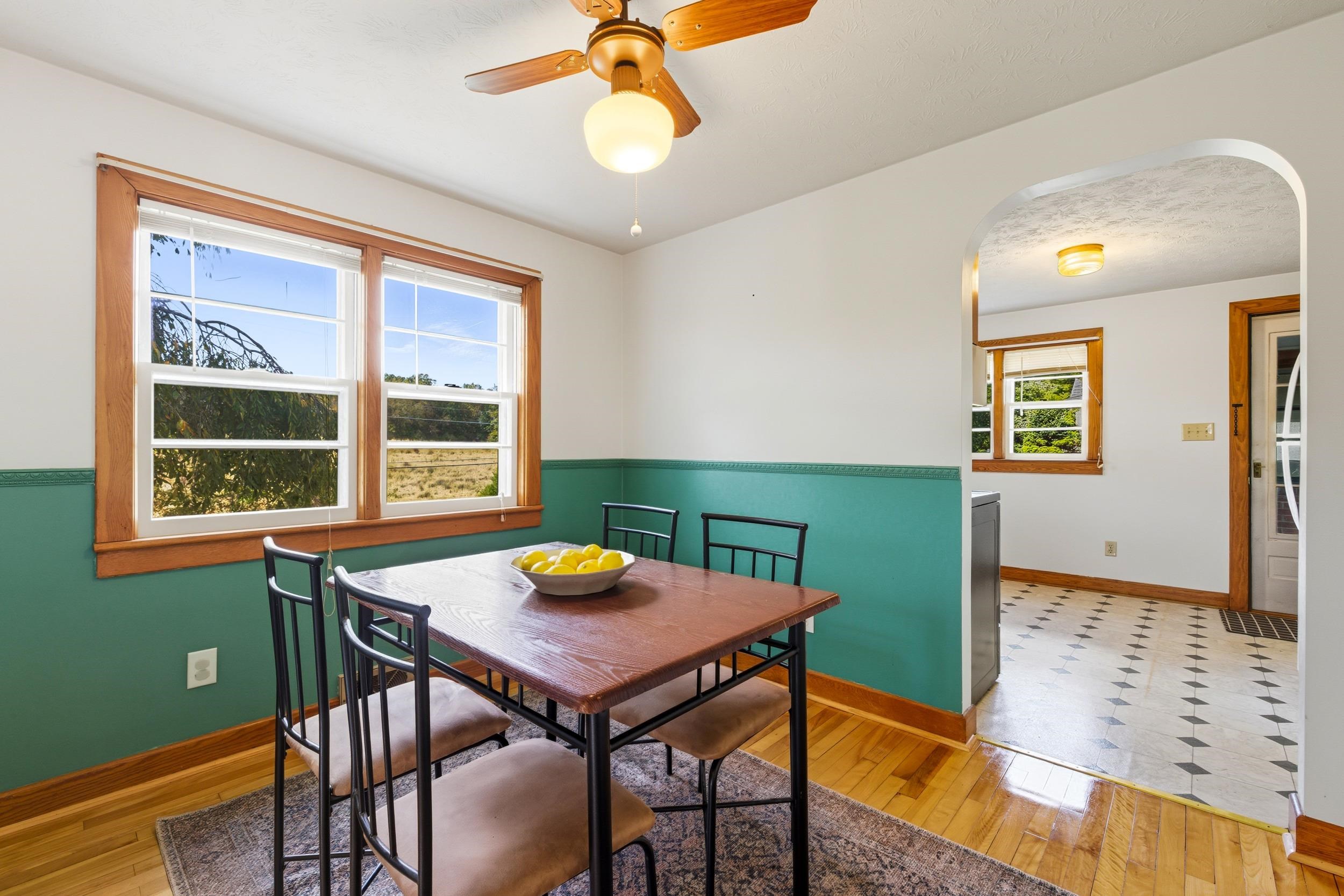 161 Boyers Road Harrisonburg, VA 22801 - Photo 14 of 74 a view of a dining room with furniture and chandelier