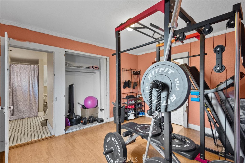 855 Johnson Street Red Bluff, CA 96080 - Photo 25 of 42 Main Floor Bedroom being used as a gym