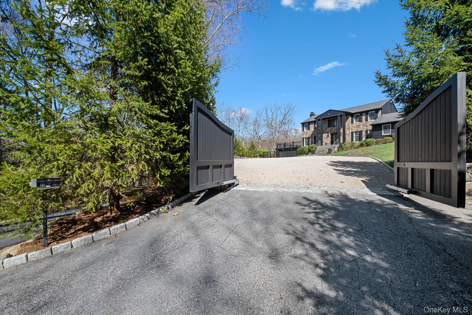 Undisclosed Address Pound Ridge, NY 10576 - Photo 34 of 35 Gated Driveway to 38 Saddle Ridge Road
