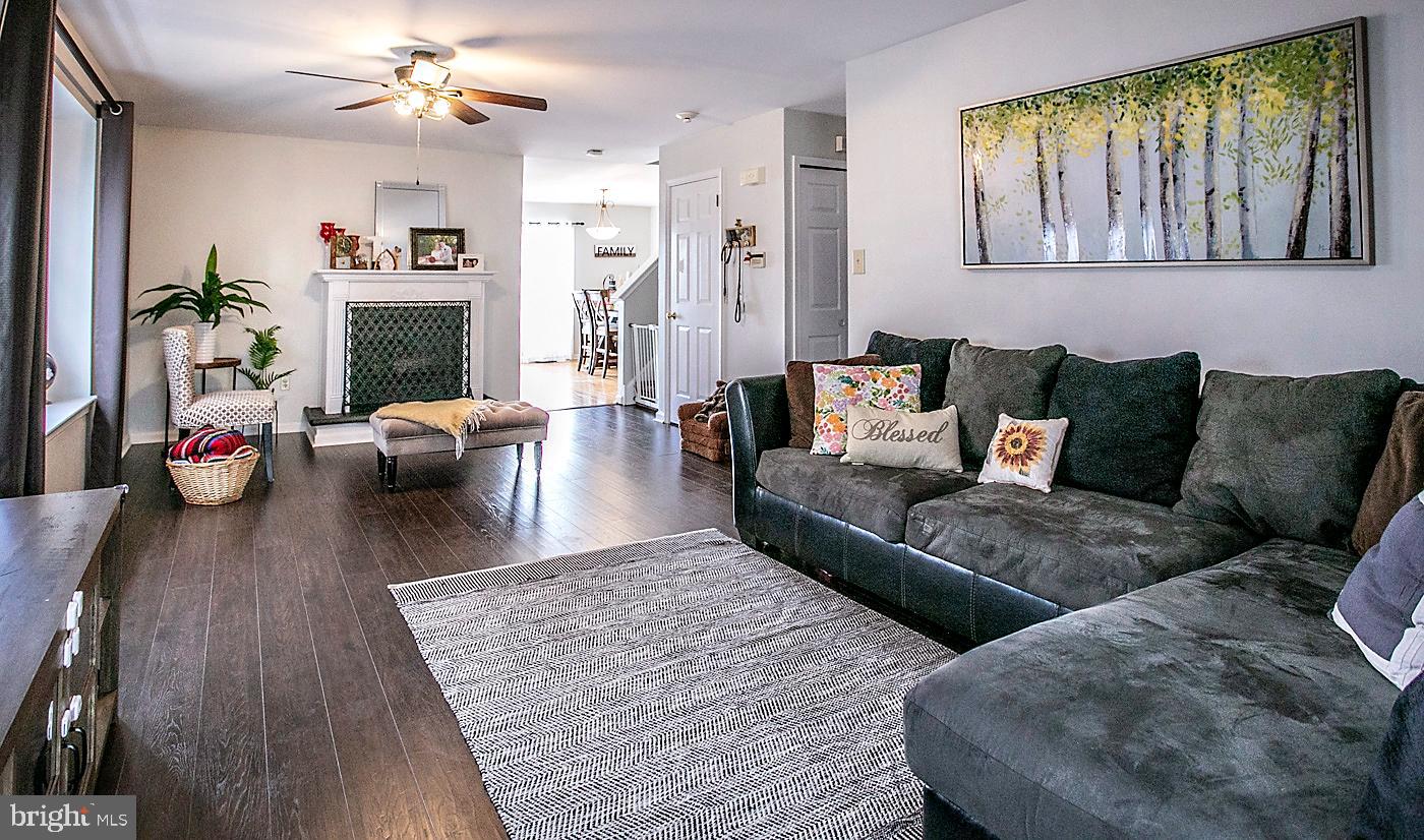 278 Ripka Street Philadelphia, PA 19127 - Photo 4 of 30 a living room with fireplace furniture and a wooden floor
