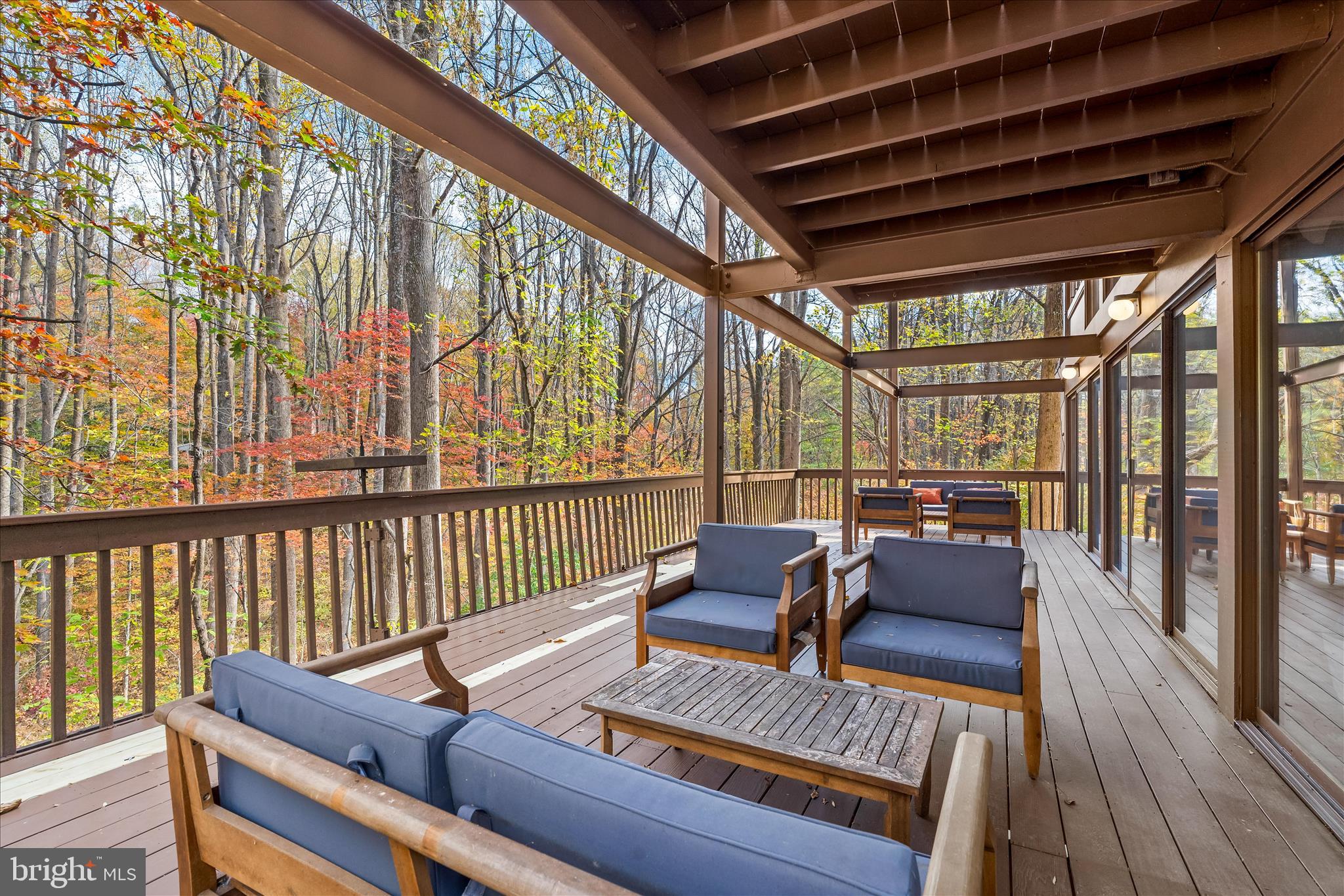 14715 West Old Baltimore Road Boyds, MD 20841 - Photo 17 of 54 3 Sliding Glass Door Access to Deck w/ Bird Feeder