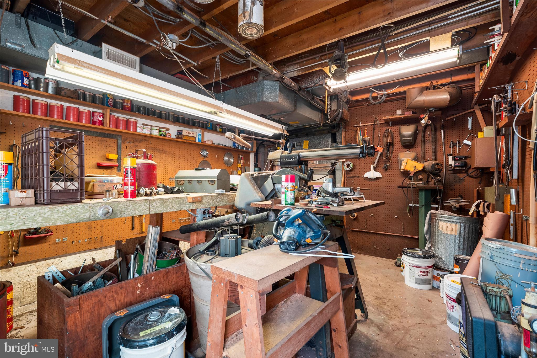 14715 West Old Baltimore Road Boyds, MD 20841 - Photo 38 of 54 Basement Workshop - all items to convey
