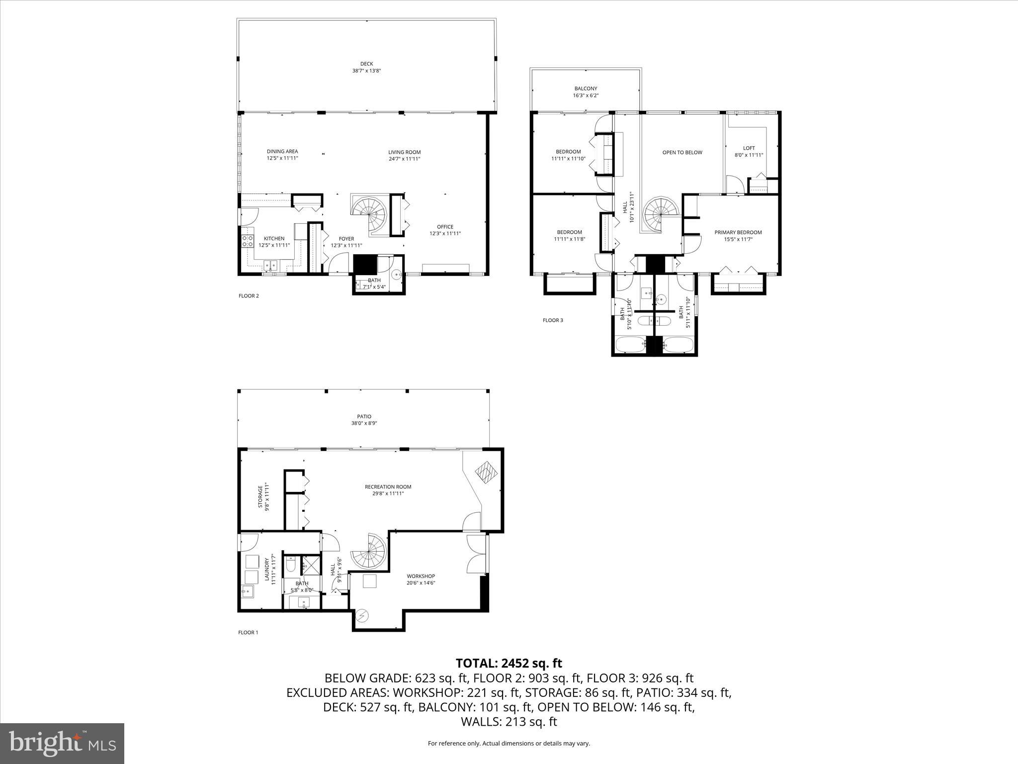 14715 West Old Baltimore Road Boyds, MD 20841 - Photo 53 of 54 14715 W Old Baltimore Rd-All Floors With Dim