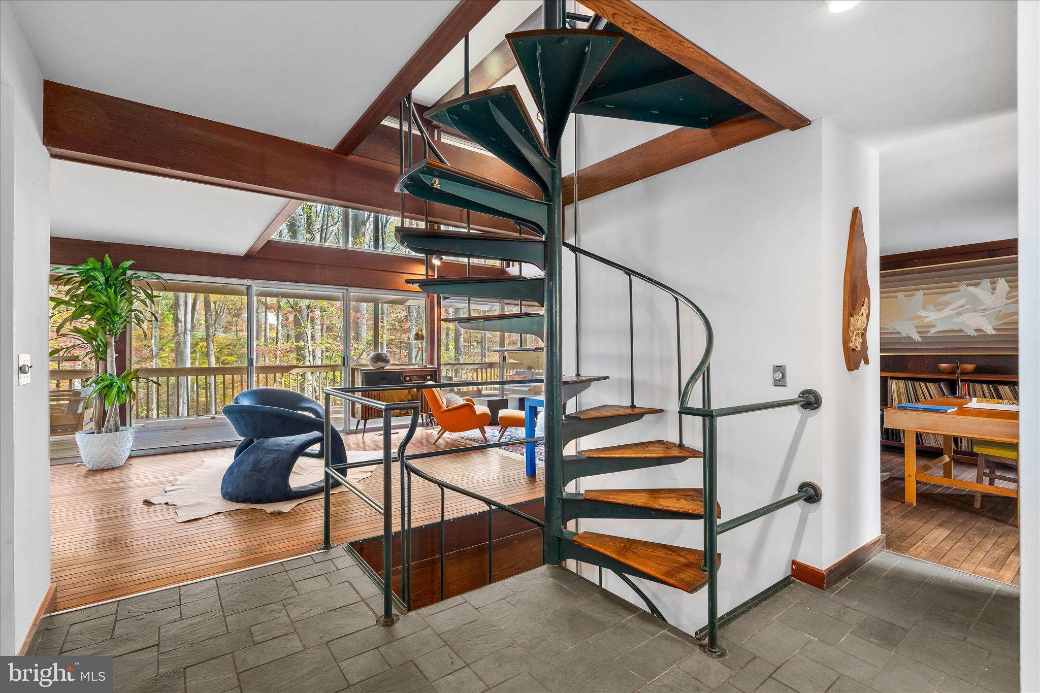 14715 West Old Baltimore Road Boyds, MD 20841 - Photo 6 of 54 Stunning Entry Way with Spiral Staircase