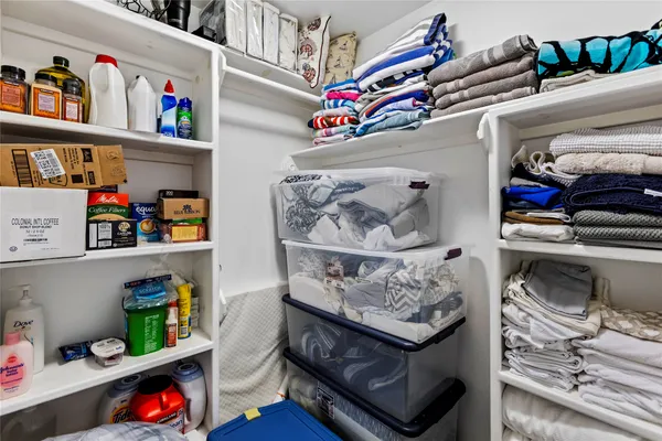 a utility room with lots of fruit items