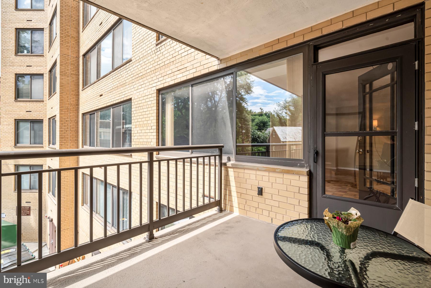 4740 Connecticut Avenue Northwest, Unit 414 Washington, DC 20008 - Photo 20 of 33 a view of a porch with furniture