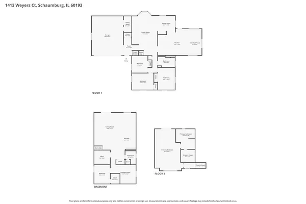 $649,500 | 1413 Weyers Court, Schaumburg, IL 60193