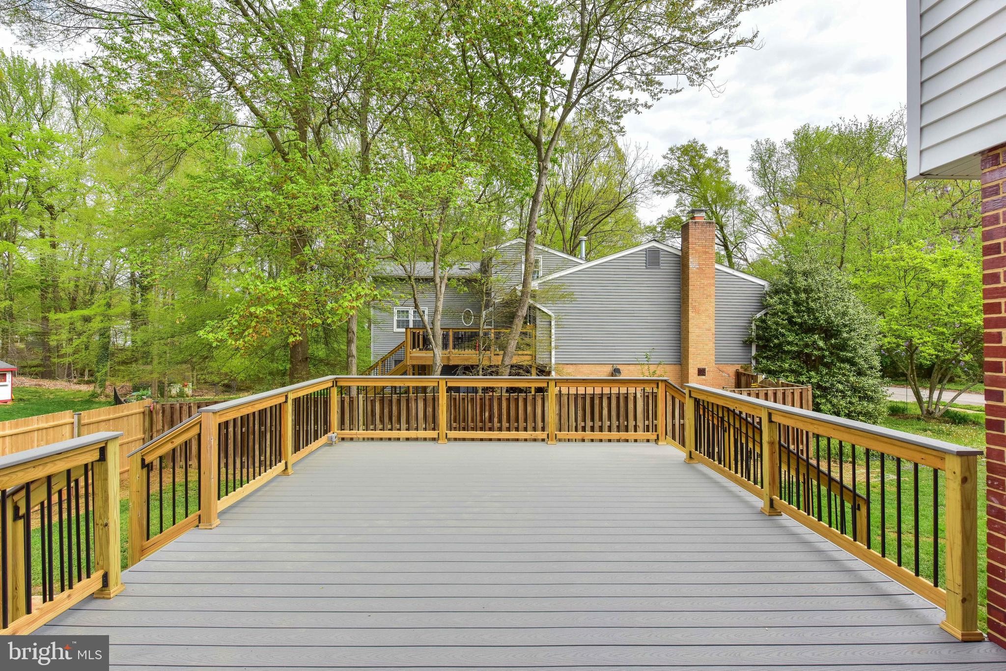 8332 Wagon Wheel Road Alexandria, VA 22309 - Photo 31 of 39 Large deck off the back