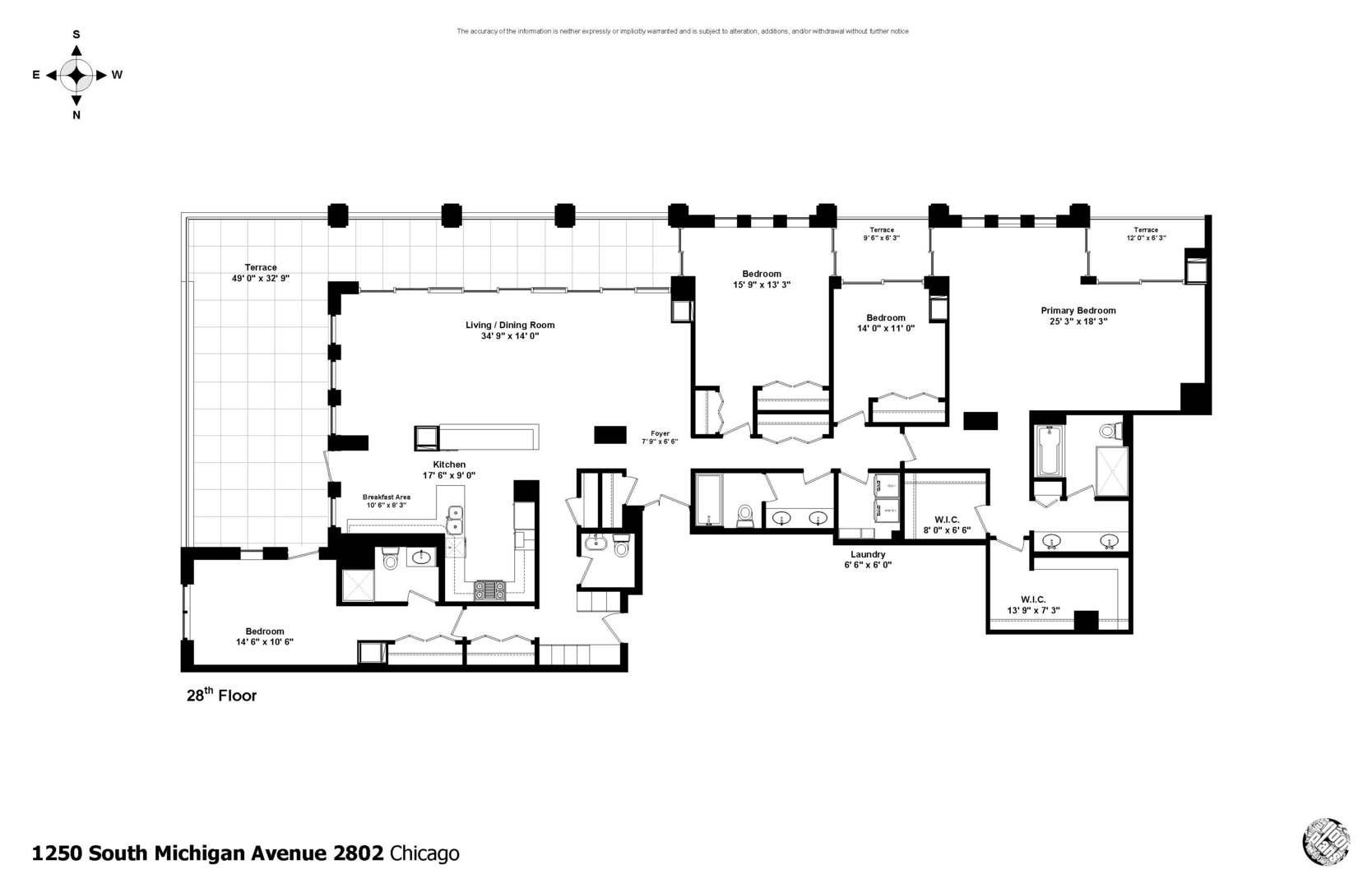 1250 South Michigan Avenue, Unit 2802 Chicago, IL 60605 - Photo 36 of 36 Gallery Image 36