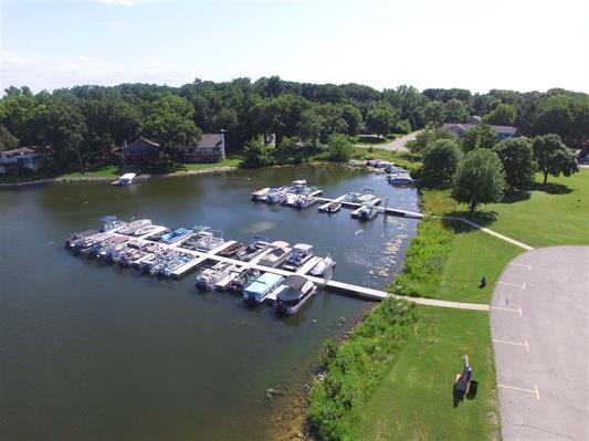327 Rochester Road Northeast Poplar Grove, IL 61065 - Photo 7 of 20 an aerial view of a house with a lake view