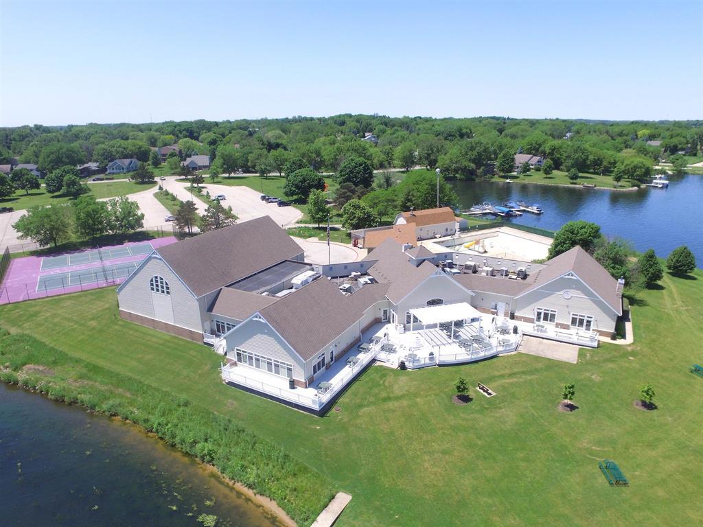 327 Rochester Road Northeast Poplar Grove, IL 61065 - Photo 8 of 20 an aerial view of a house with outdoor space lake view and mountain view