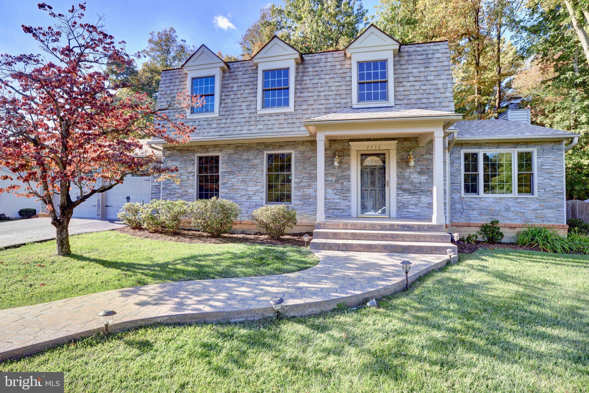 2336 Rosedown Drive Reston, VA 20191 - Photo 2 of 30 LOVELY WALKWAY TO FRONT PORTICO