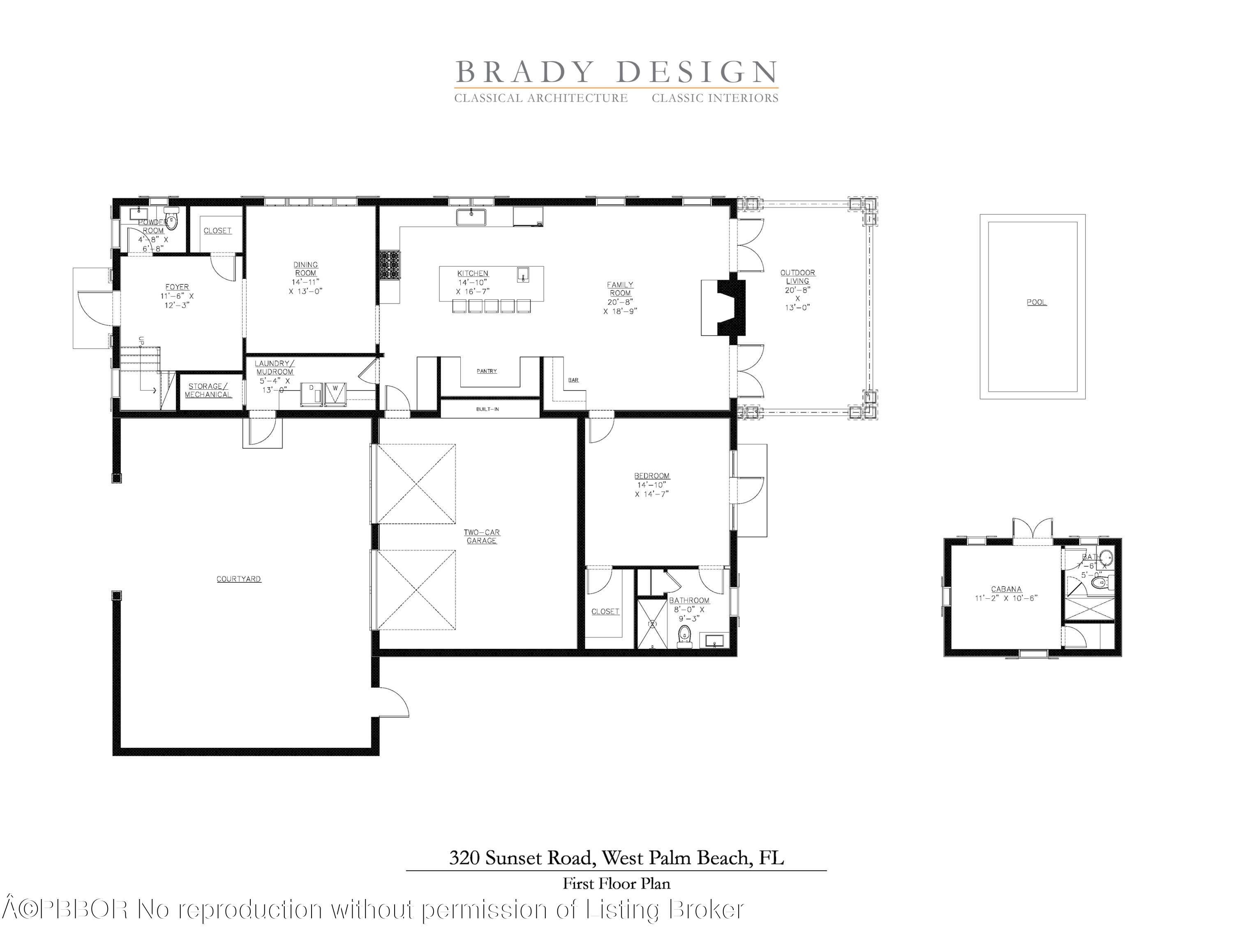 320 Sunset Road West Palm Beach, FL 33401 - Photo 3 of 35 a picture of a floor plan