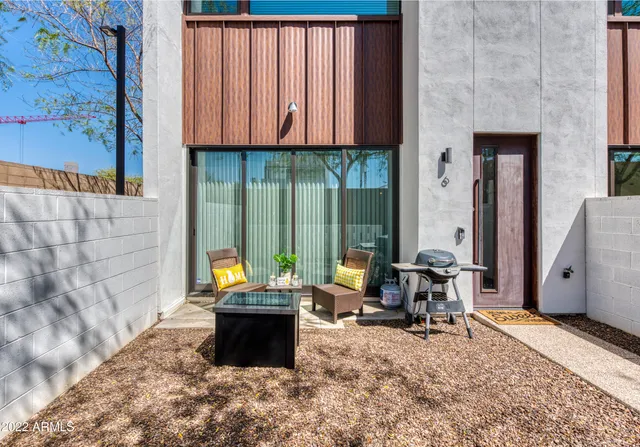 a view of front door of house