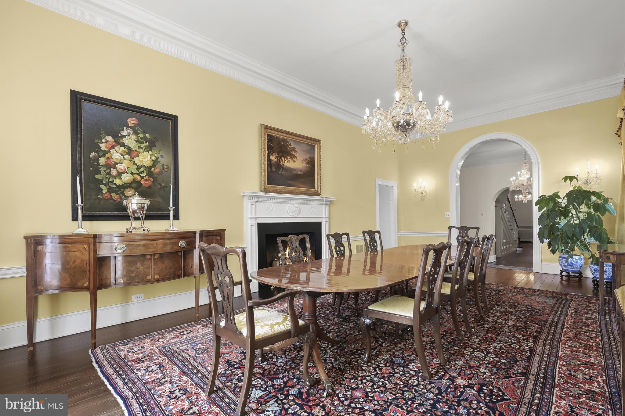 3508 Prospect Street Northwest Washington, DC 20007 - Photo 11 of 39 a view of a livingroom with furniture and a fireplace