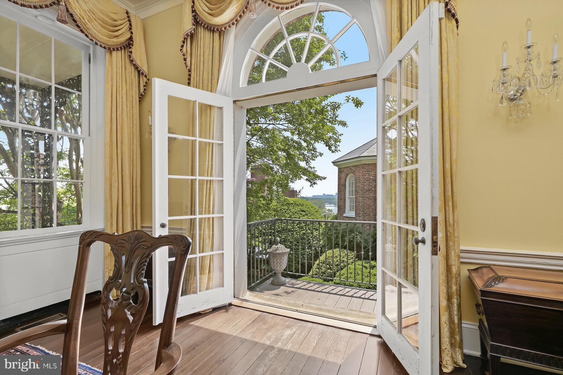 3508 Prospect Street Northwest Washington, DC 20007 - Photo 12 of 39 a view of a balcony with furniture