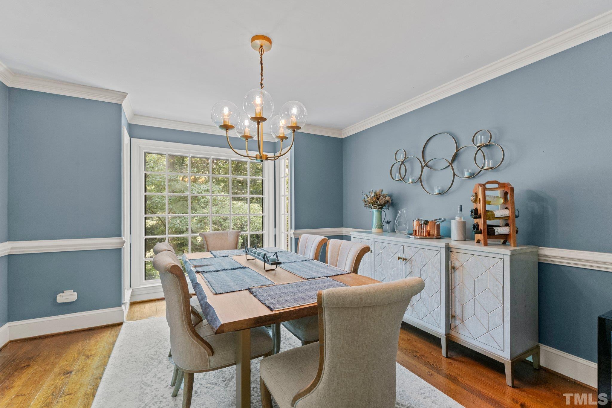 9301 Greenfield Drive Raleigh, NC 27615 - Photo 5 of 48 Separate Formal Dining Room with large window for lots of natural light.