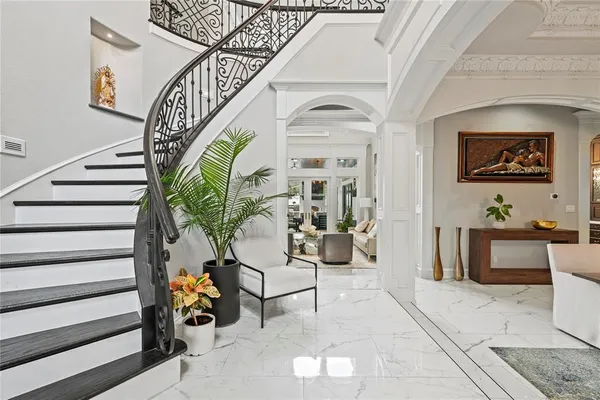 a view of entryway and hall