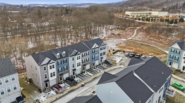a view of a city with tall buildings