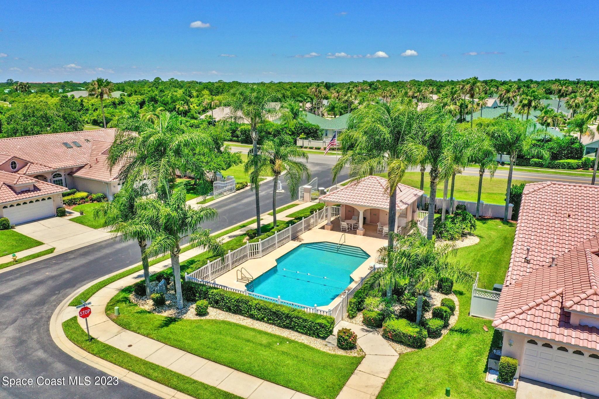 568 Renaissance Avenue Melbourne, FL 32940 - Photo 3 of 47 pool aeriel 2