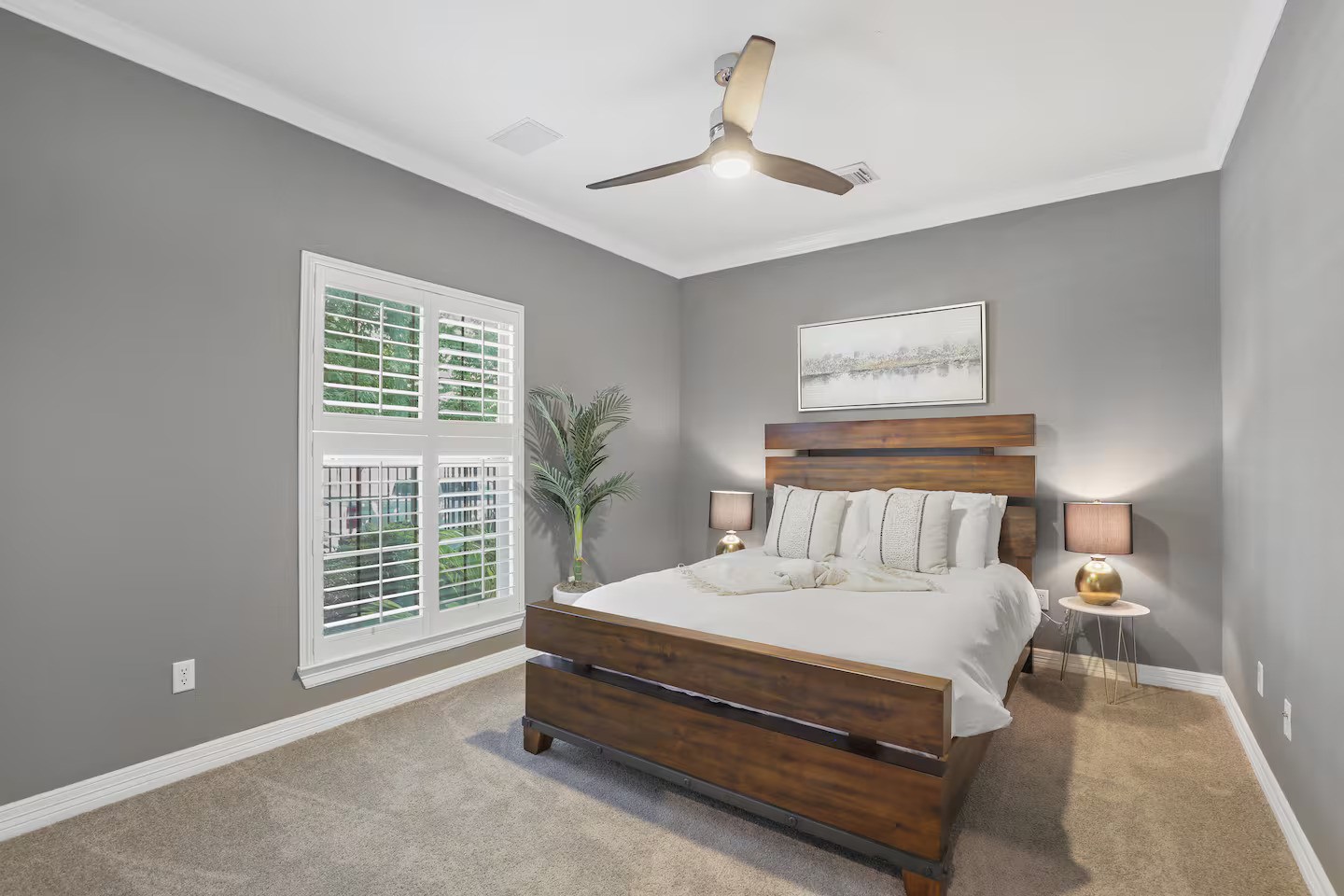 2810 Helena Street Houston, TX 77006 - Photo 15 of 16 a spacious bedroom with a bed and a window