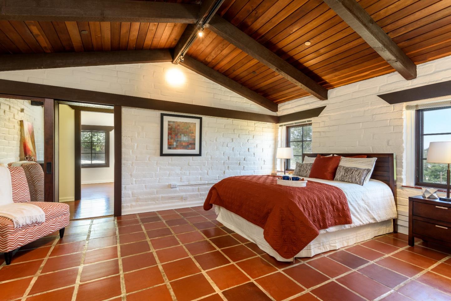 248 Exeter Avenue San Carlos, CA 94070 - Photo 15 of 28 a bedroom with a bed and a mirror