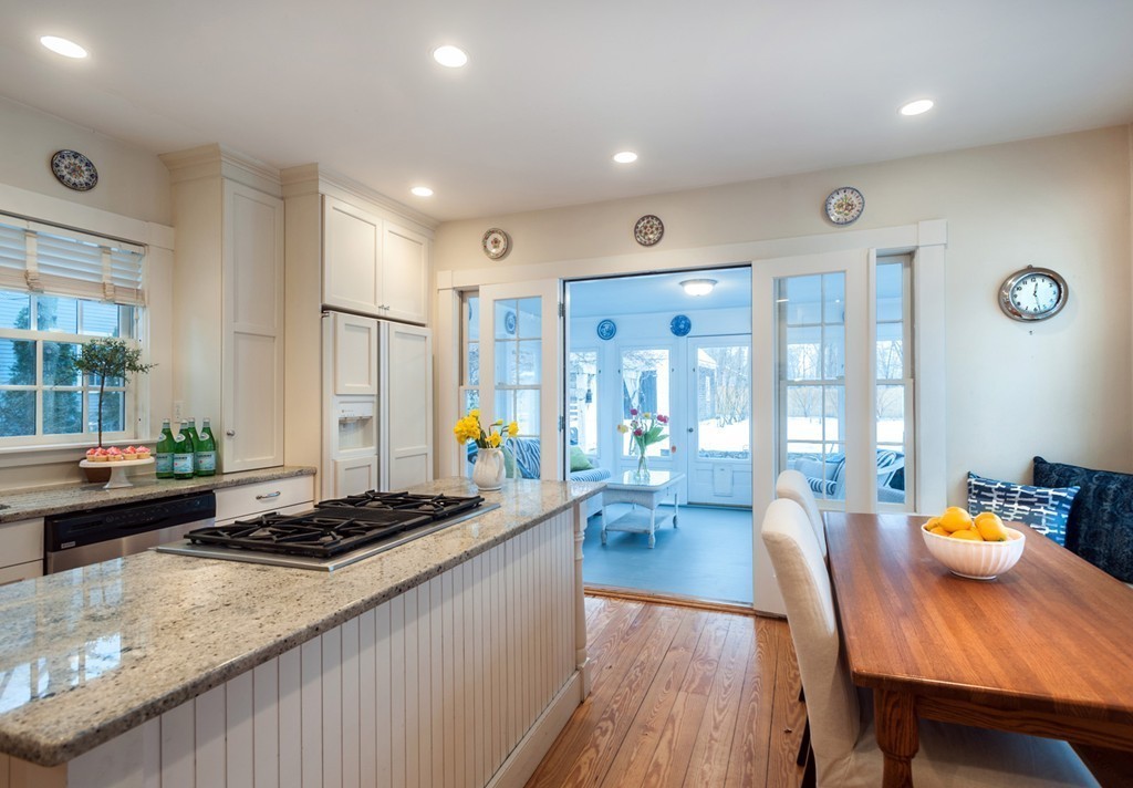 6 Leavitt Street Hingham, MA 02043 - Photo 3 of 28 a dining room with furniture and wooden floor