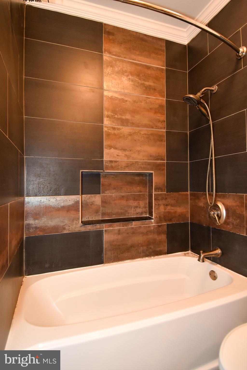 9809 Pheasant Run Court Laurel, MD 20708 - Photo 40 of 52 LOWER LEVEL UPDATED TILE TUB SHOWER