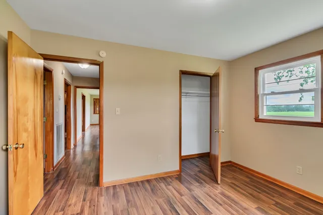 wooden floor in an empty room