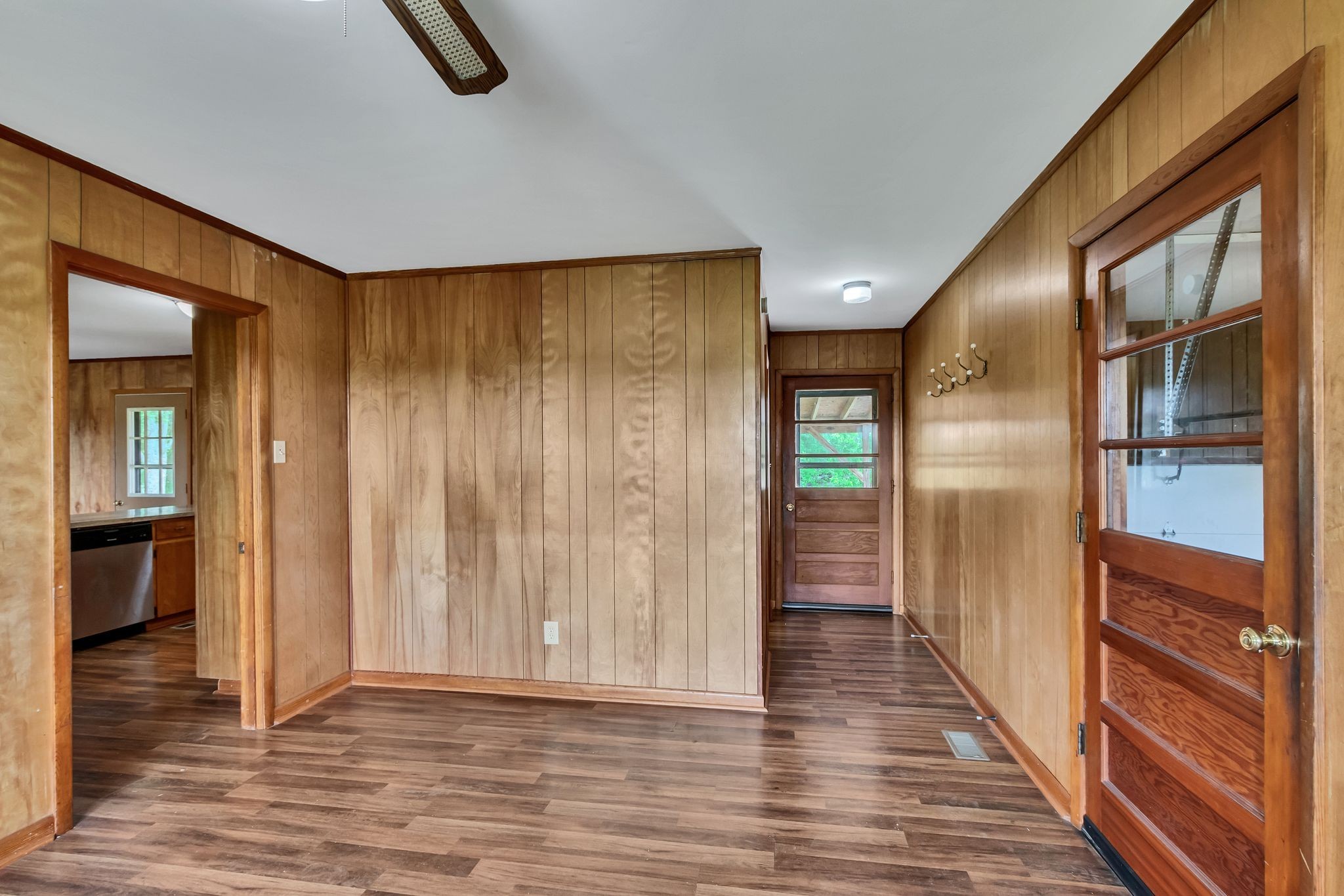 3211 Gum Creek Road Decherd, TN 37324 - Photo 27 of 35 a view of hallway with stairs and wooden floor