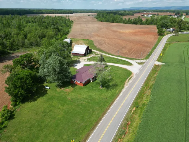 a backyard with garden
